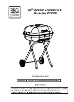 BBQ grates P2255R Instructions Manual предпросмотр