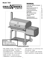 BBQ-Scout GRILL N SMOKE 7503 Manual предпросмотр