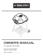 Preview for 1 page of BBQ 0-02701243-4 Owner'S Manual