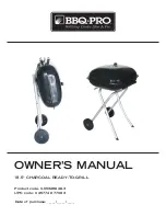 Preview for 1 page of BBQ 0-05329646-3 Owner'S Manual