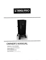 BBQ 137.23672310 Owner'S Manual preview