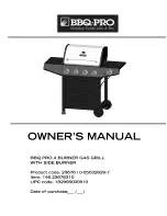 BBQ 146.23676310 Owner'S Manual preview