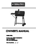 Preview for 1 page of BBQ 146.47219610 Owner'S Manual