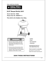 BBQ 16242 Use And Care Manual preview