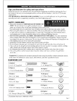 Preview for 2 page of BBQ 16308 Use And Care Manual