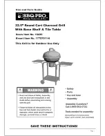 BBQ 16430 Use And Care Manual preview