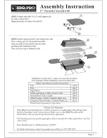 Preview for 5 page of BBQ 17760011-1 Use And Care Manual