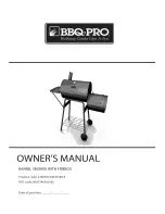 Preview for 1 page of BBQ 23669 Owner'S Manual