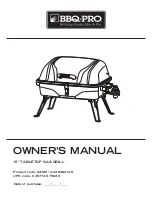 BBQ 23765 Owner'S Manual preview