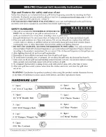 Preview for 2 page of BBQ BRO-PRO 60074 Use And Care Manual