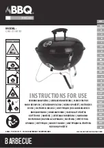 Preview for 1 page of BBQ C80-216030 Instructions For Use Manual