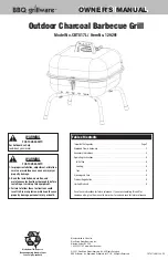 Preview for 1 page of BBQ CBT817L Owner'S Manual