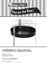 BBQ Fun on the Run 0-03946586-9 Owner'S Manual preview