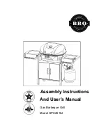 Preview for 1 page of BBQ GPC2618J Assembly Instructions And User'S Manual