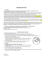 Preview for 14 page of BBQ GPF2414C Owner'S Manual