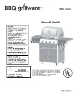 Предварительный просмотр 1 страницы BBQ Grillware 164826 Owner'S Manual