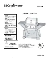 Preview for 1 page of BBQ Grillware GSF2616 Owner'S Manua