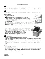 Предварительный просмотр 17 страницы BBQ GSC3219TN Owner'S Manual