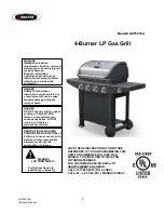 Preview for 1 page of BBQ GSF3016A Owner'S Manual