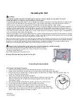 Preview for 14 page of BBQ GSF3016A Owner'S Manual