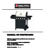 Предварительный просмотр 34 страницы BBQ PG-40522SOL Owner'S Manual