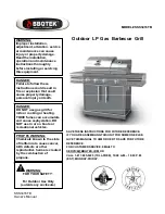 BBQ SSS3416TB Owner'S Manual preview