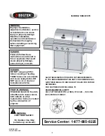 Preview for 1 page of BBQ SSS3416TC Owner'S Manual