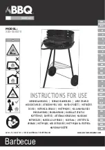 BBQ X85-000070 Instructions For Use Manual preview