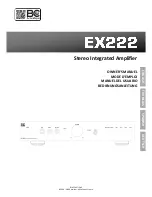 BC Acoustique EX222 Owner'S Manual preview