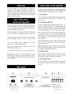 Предварительный просмотр 4 страницы BC Acoustique EX322 Owner'S Manual