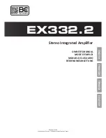 BC Acoustique EX332.2 Owner'S Manual preview