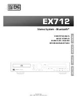 BC Acoustique EX712 Owner'S Manual предпросмотр