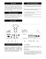 Предварительный просмотр 4 страницы BC Acoustique EX888 Owner'S Manual