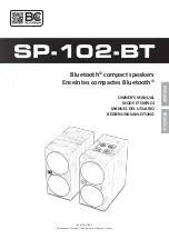 Предварительный просмотр 1 страницы BC Acoustique SP-102-BT Owner'S Manual