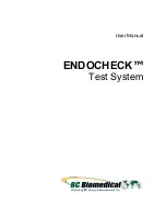 BC Biomedical ENDOCHECK Test system User Manual предпросмотр