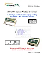 BC Biomedical ESU-2000 Series Guide Manual preview