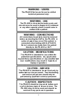 Preview for 4 page of BC Biomedical PS-2010 User Manual