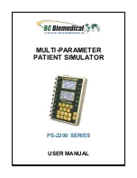 Предварительный просмотр 1 страницы BC Biomedical PS-2200 series User Manual