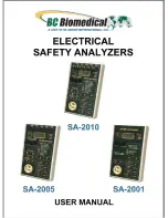 Предварительный просмотр 1 страницы BC Biomedical SA-2001 User Manual