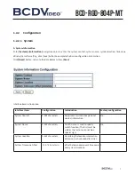 Предварительный просмотр 7 страницы BCDVideo BCD-RGD-804P-MT User Manual
