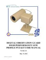 Предварительный просмотр 1 страницы BCF Solutions DOG 2 PTZ User Manual