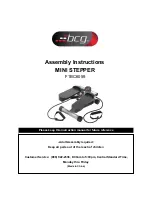 Предварительный просмотр 1 страницы BCG F1BC6059 Assembly Instructions Manual