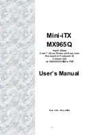 Предварительный просмотр 1 страницы BCM Advanced Research MX965Q User Manual