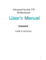 Предварительный просмотр 1 страницы BCM IN810EP User Manual