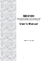 Предварительный просмотр 1 страницы BCM MX610H User Manual