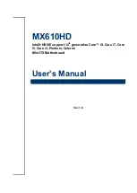 Preview for 1 page of BCM MX610HD User Manual