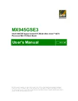 BCM MX945GSE3 User Manual предпросмотр