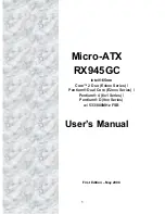 Предварительный просмотр 1 страницы BCM RX945GC User Manual