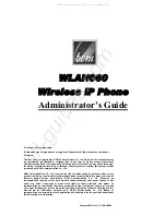 Предварительный просмотр 1 страницы BCM WLAN660 Administrator'S Manual