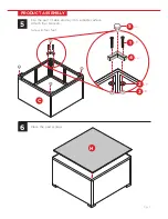 Preview for 7 page of BCP 7-Piece Wicker Sectional Instruction Manual